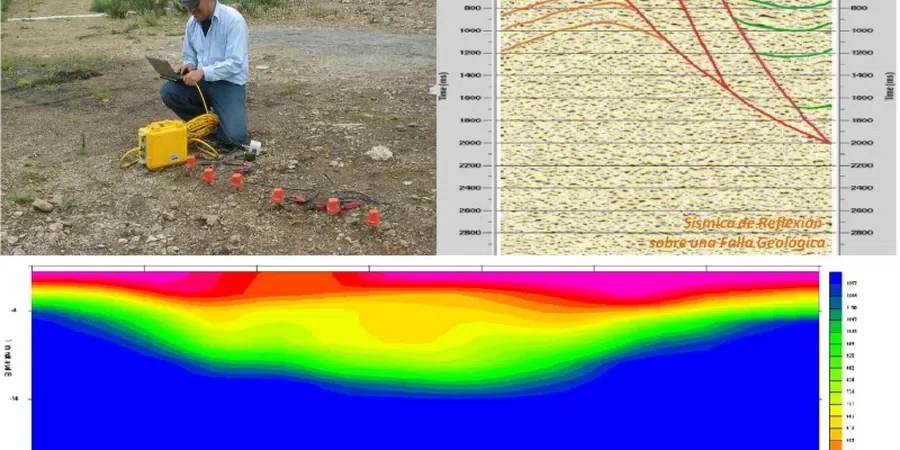 Tomographie sismique (réfraction/réflexion) à Carcassonne et en Occitanie